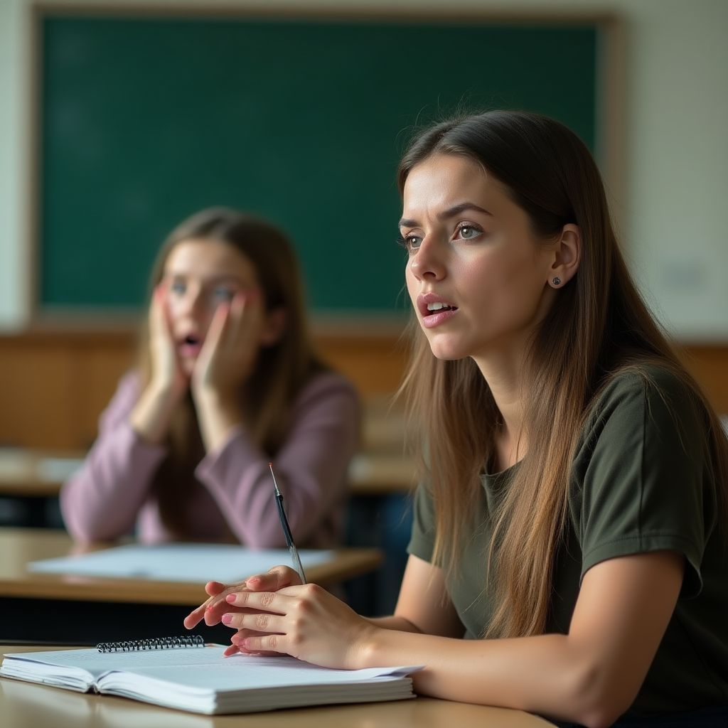 Учительница молчала долго — пока не раскрыла жуткую тайну ученицы, и всё замерло
