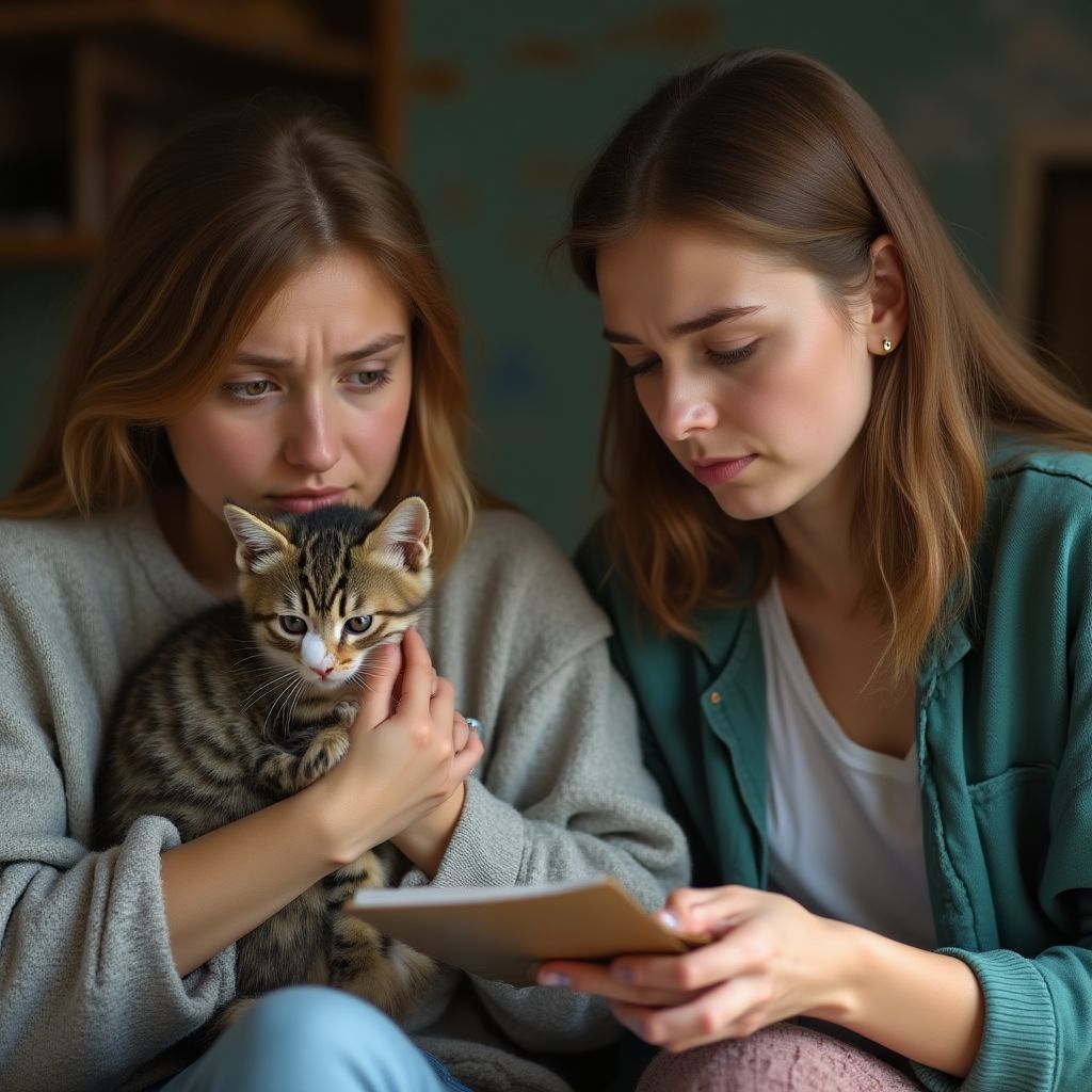 В приют привезли котёнка с запиской, которая изменила всё в один миг… что произошло дальше — невозможно забыть!