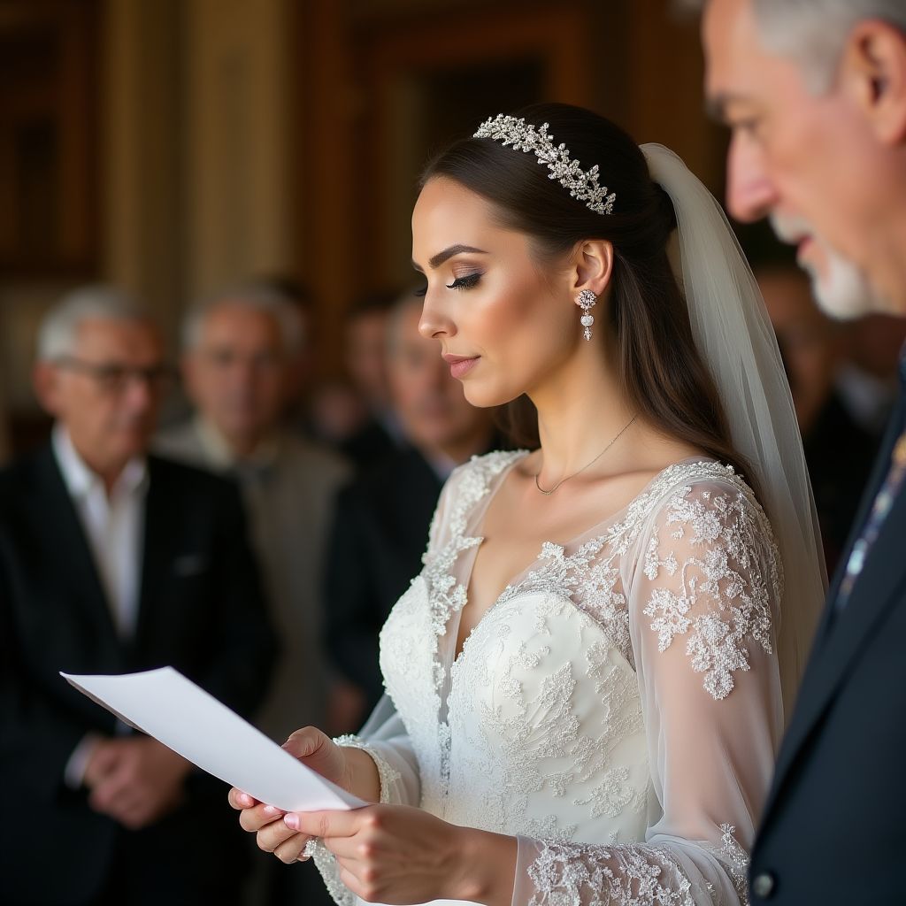 На свадьбе невеста прочитала письмо, и всё в комнате замерло от шокирующей правды