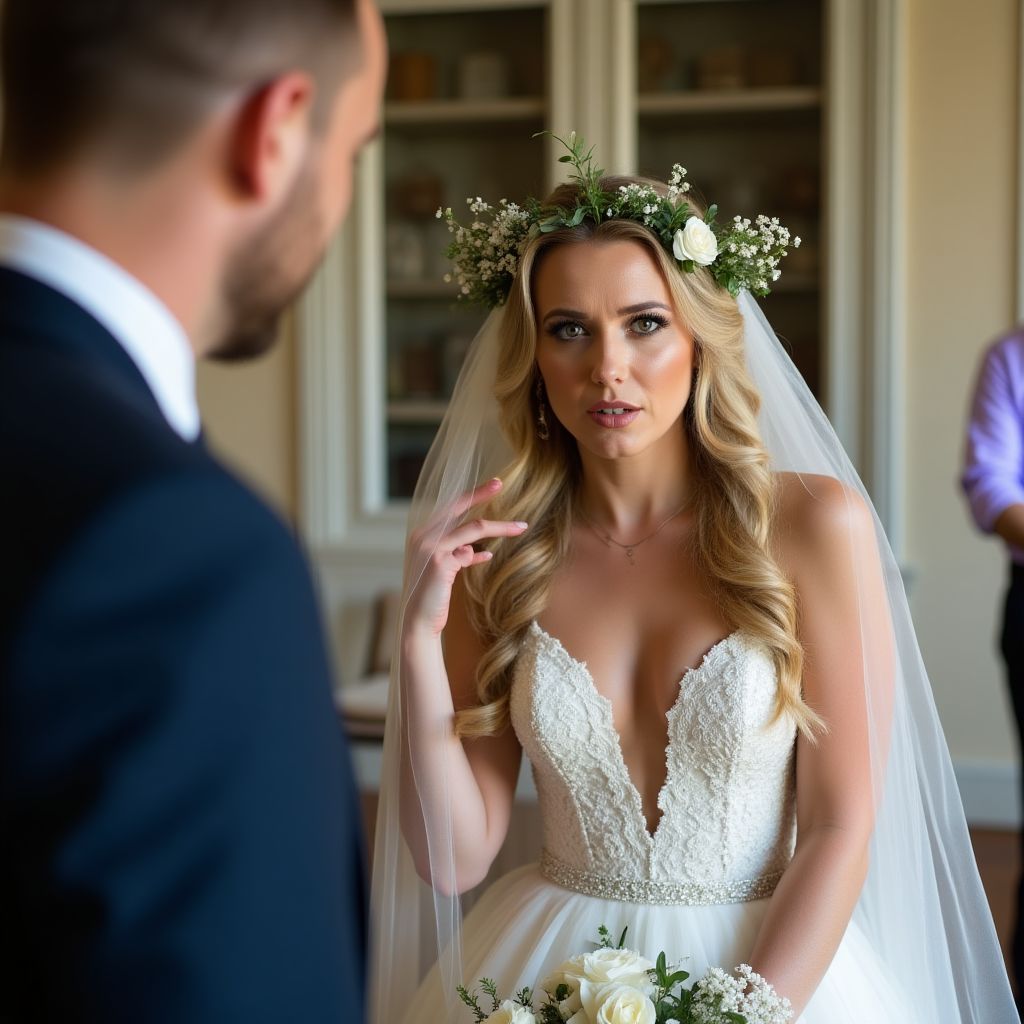 Невеста внезапно остановила свадьбу и произнесла одно предложение — всё замерло в комнате