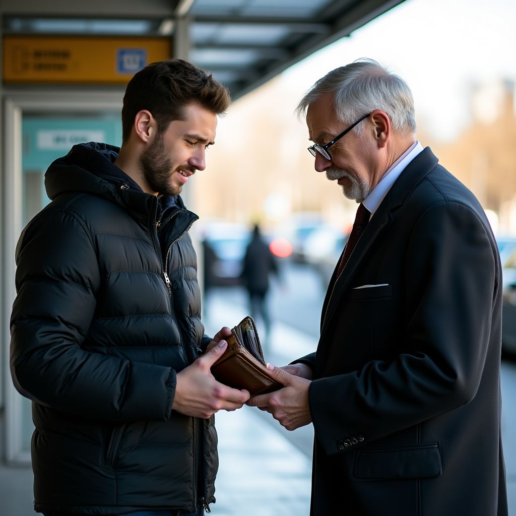 На автобусной остановке потерял документы, а найденное изменило всё — что случилось дальше — невозможно забыть!