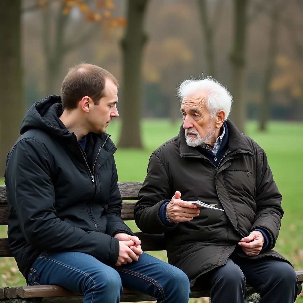 Школьник хотел бросить учёбу, пока старик в парке не раскрыл жуткую тайну — что случилось дальше невозможно забыть!